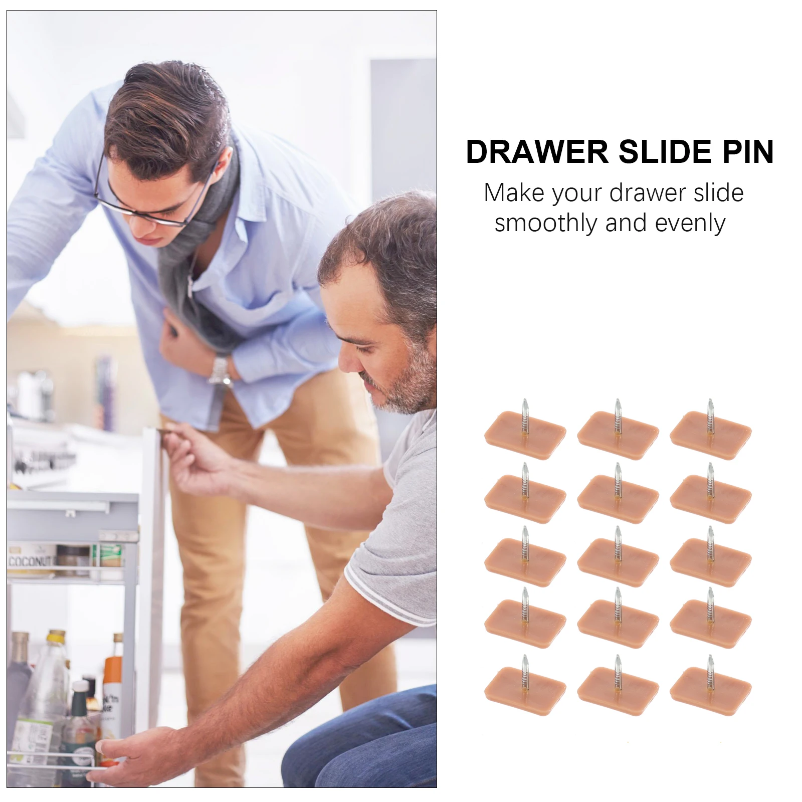 

100 Pcs Pill Furniture Studs Banquet Floor Plastic Decorative Nails for Hanging