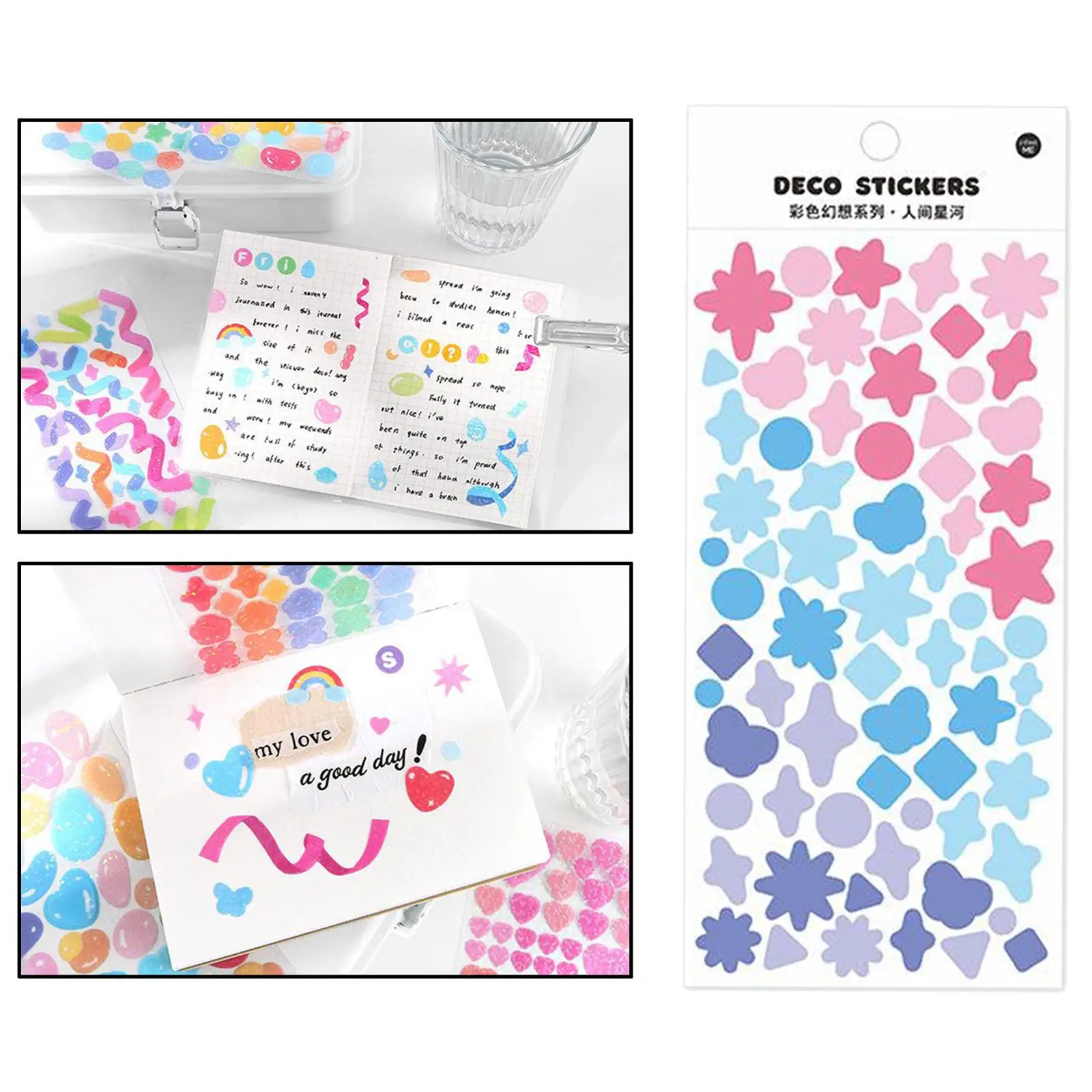 2x Sticker Kalender Dagboek Plakboek Journaal Waterdichte Sticker