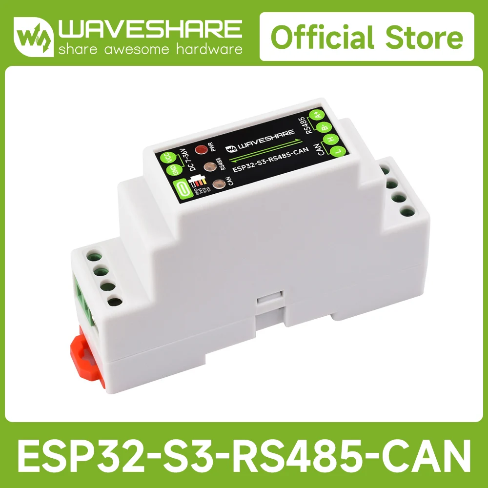 Waveshare Industrial ESP32-S3 Control Board With RS485 And CAN Communication Interfaces, Protection Circuits image 3