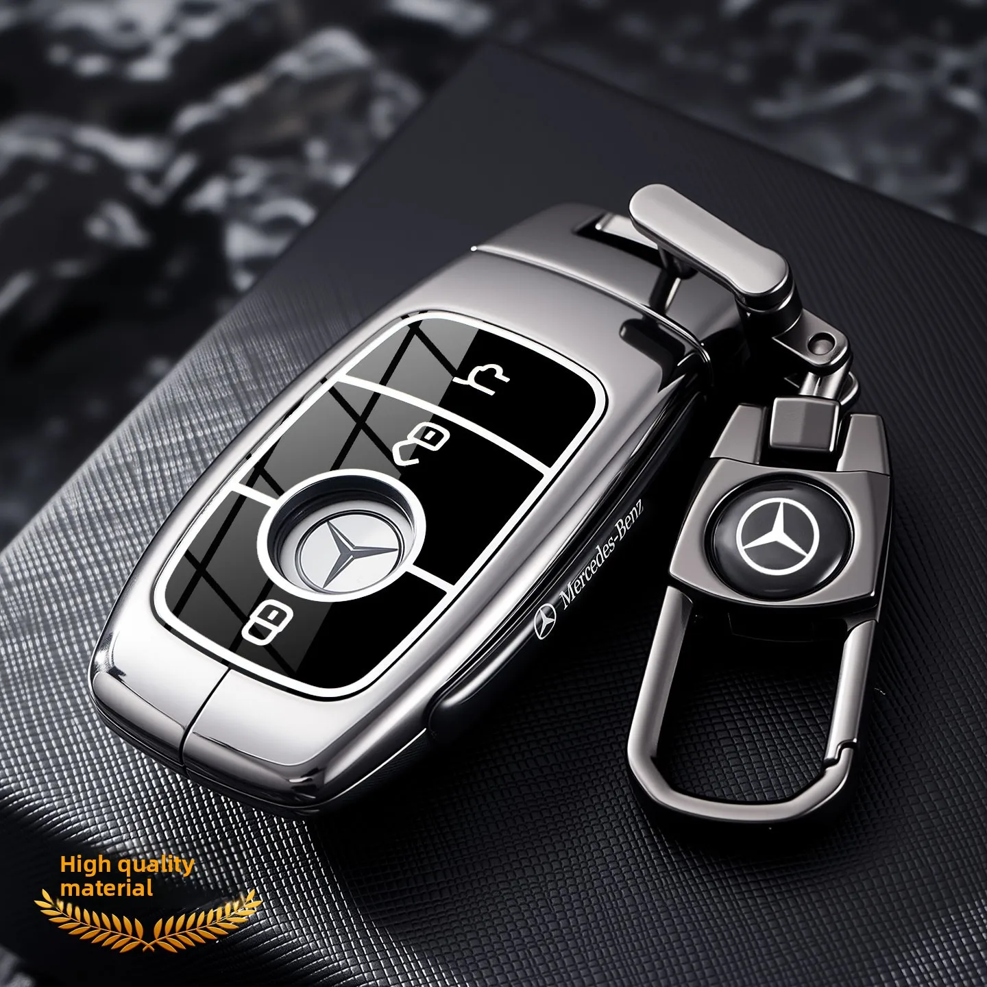 TPU Key Case Cover Car Accessories Fob Protector for Mercedes Benz S400L S450/S500 MaybachS480 Keychain Holder Keyring Shell