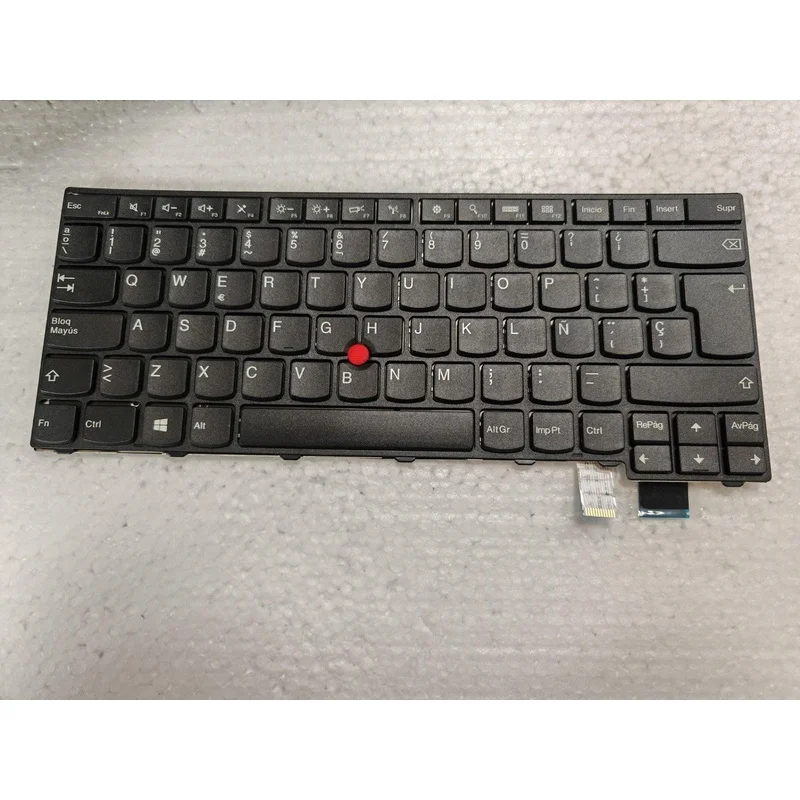 OEM Replacement Spanish Keyboard for Lenovo Thinkpad T470S T460S Keyboard Non-Backlit SP Teclado