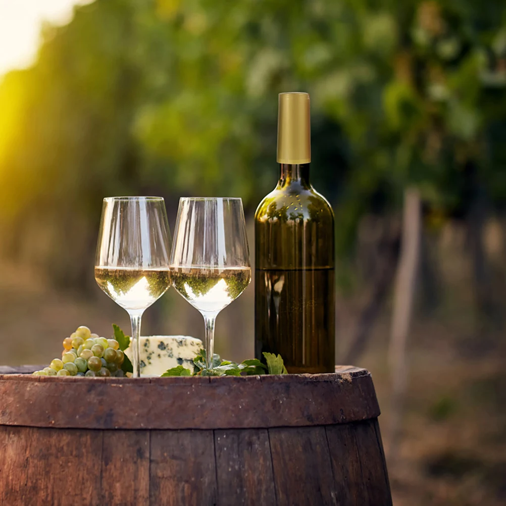 

300 Pcs Red Bottle Sealing Film Beverage Shrink Covers Stopper for Travel Heat Caps Shrinkable Seals