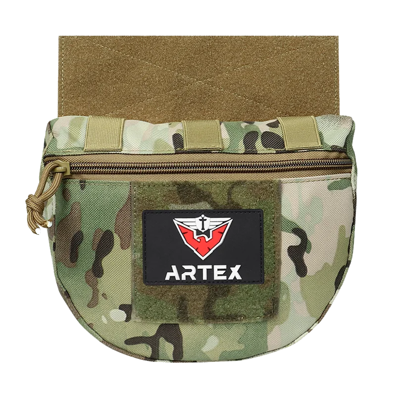 Artex Army Tactical Vest, Pacote de Expansão de Queimadura Solar Multifuncional, Fan Tactical Vest, JPC, CPC, AVS Barriga Pack