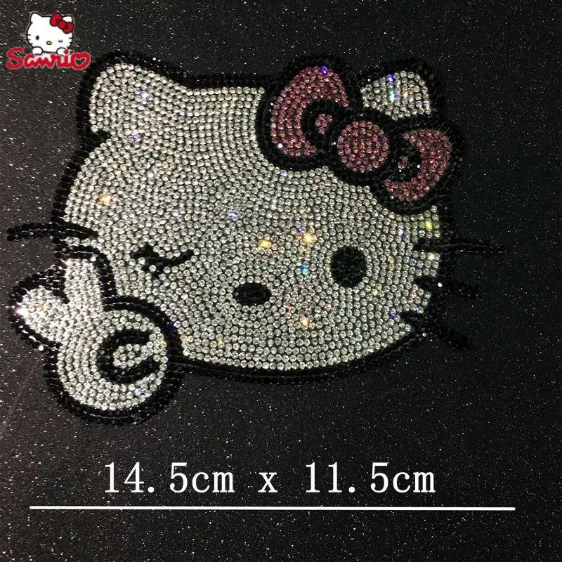 Sanrio Hello Kitty Car Gas Tank Sticker Kawaii Cute Cartoon Anime Personality Scratches Decor Car Accessories Body Sticker Toys