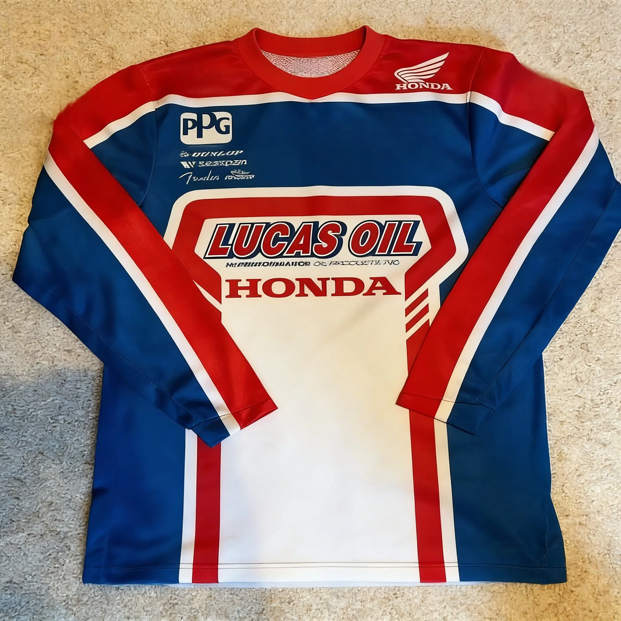 

Мотокроссовая футболка Honda 2026 с длинным рукавом, дышащая, для горного велосипеда, даунхилла, спорта и активного отдыха