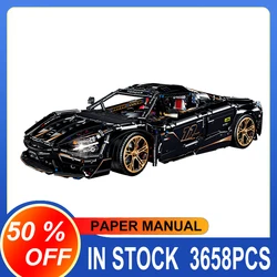 IN STOCK 1:8 MOC Sport Racing CAR Model 720S With Motor 10625 3658Pcs Building Blocks Bricks Toys For Children Christmas Gifts