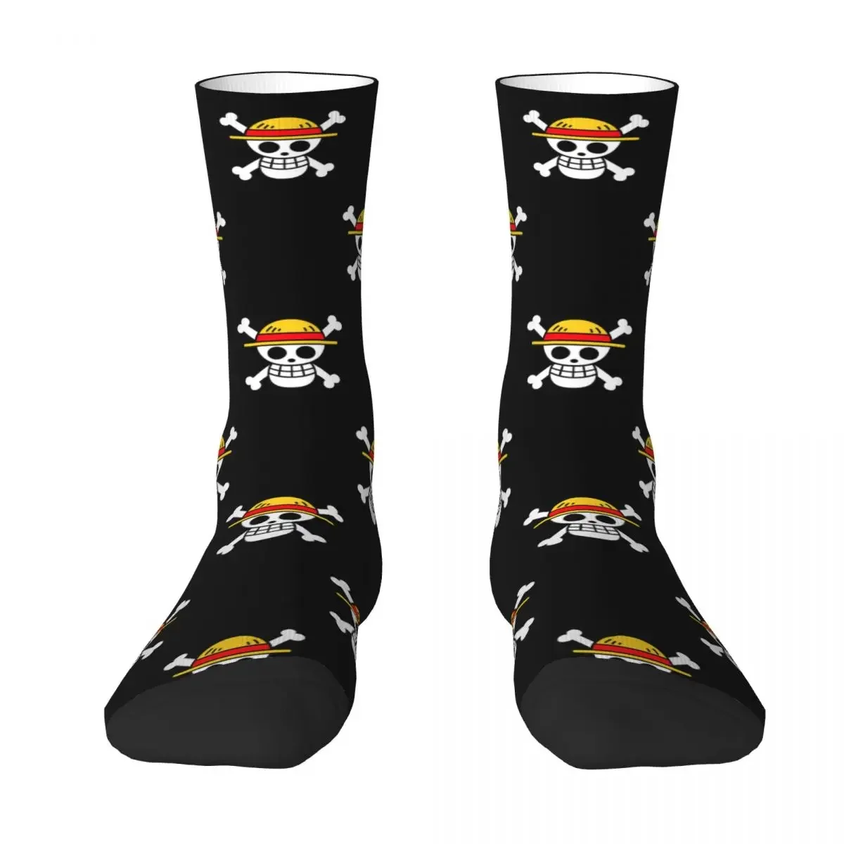 

One Piece Sign Socks Harajuku High Quality Stockings All Season Long Socks Accessories for Man's Woman's Birthday Present