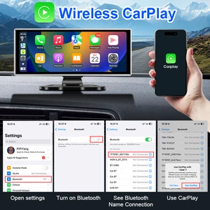 Develock 11,26 inch không dây Carplay Android Auto 4K Trace Cam Car DVR Video Recorder Navigation GPS Double 10 Màn hình không dây bán hàng chính - 7