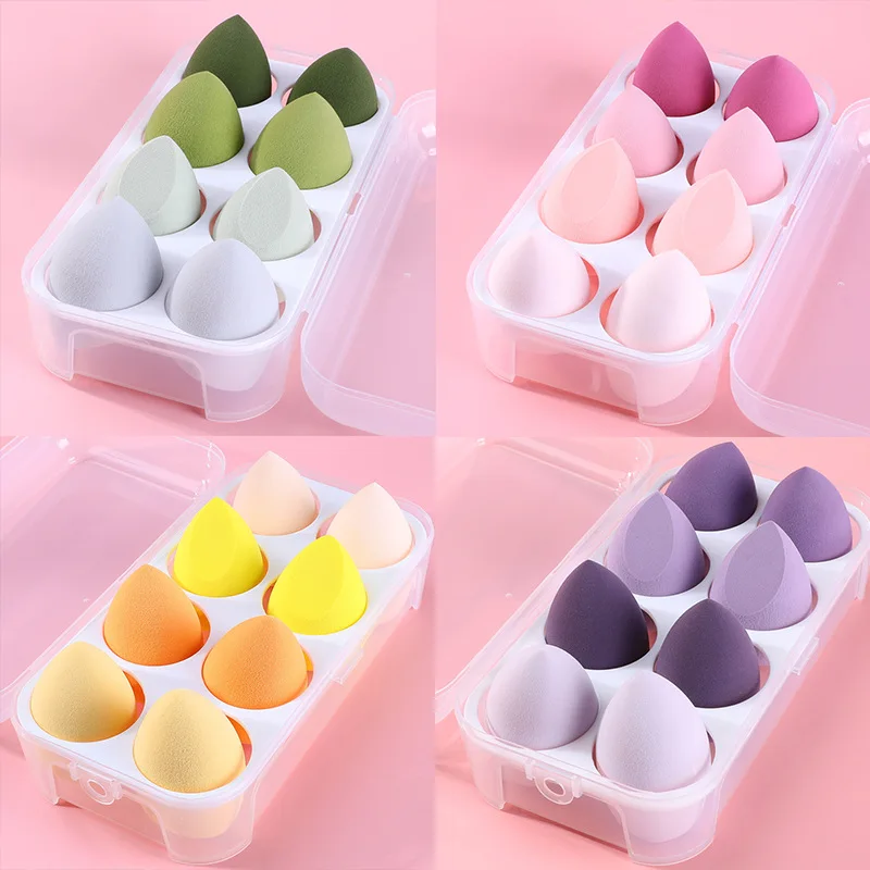 Picture 6: 4/8PCS Beauty Egg Makeup Sponge Makeup Puff Set Foundation Sponge Puff Wet and Dry Makeup Tools