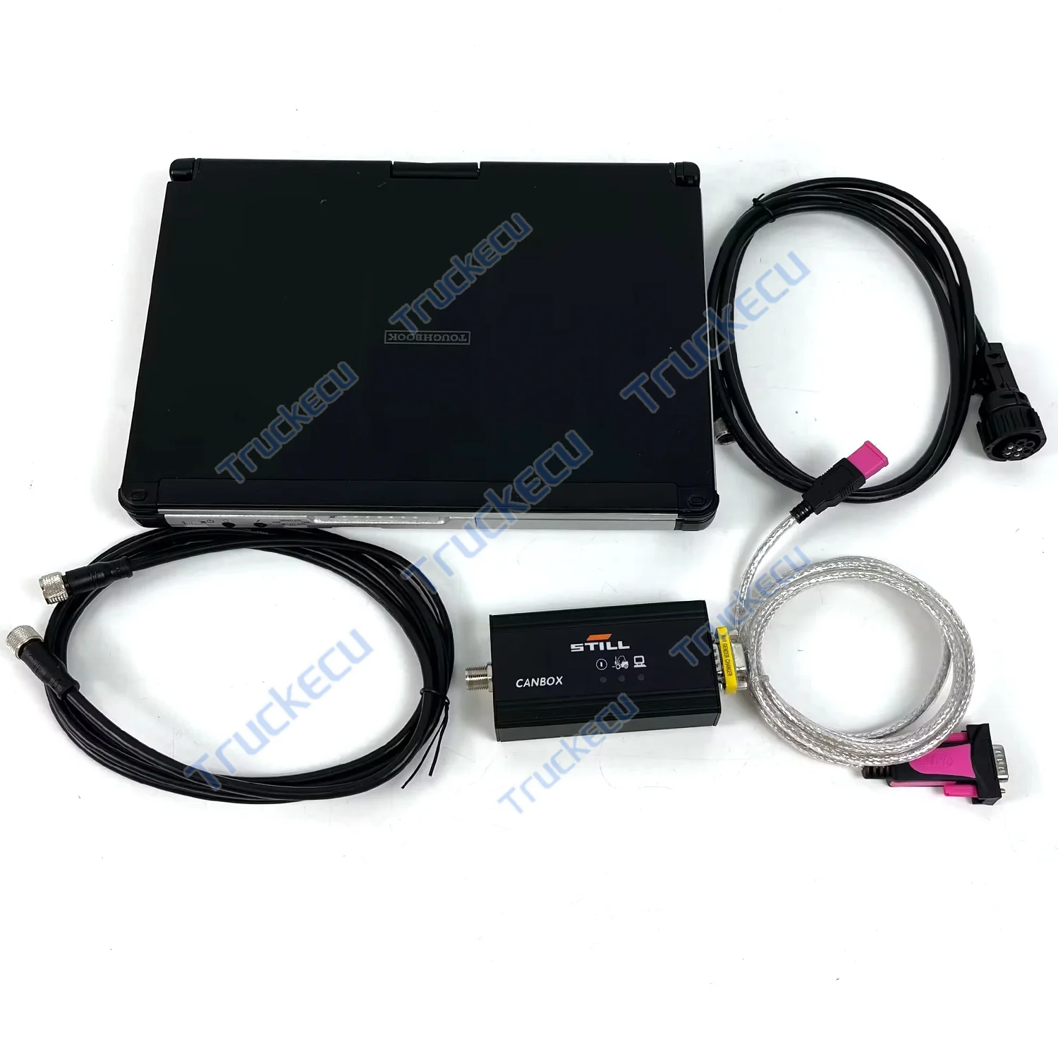 CF C2 laptop Forklift Diagnostic Kit for Still Canbox Scanner tool Adapter Interface 50983605400 still Canbox USB