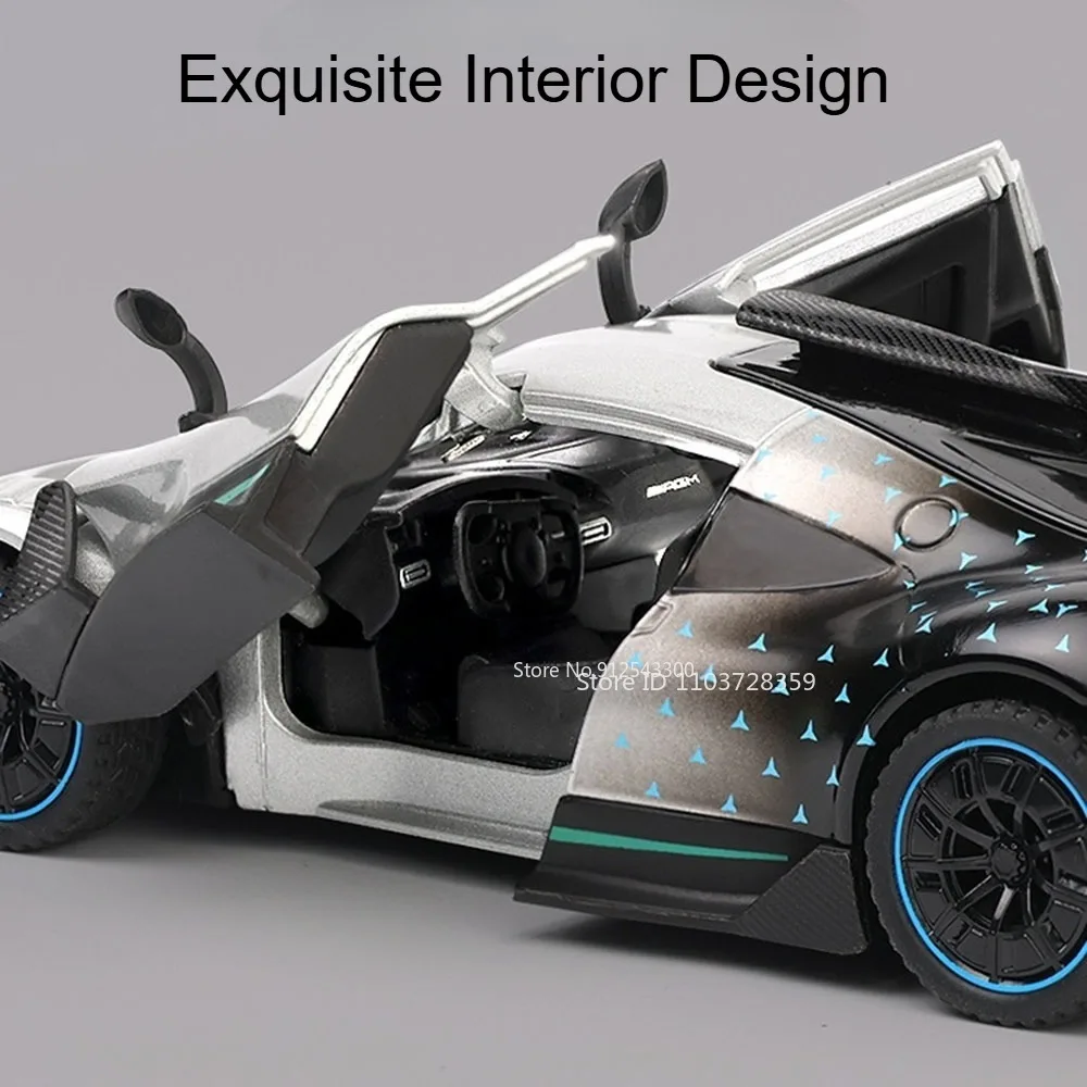 รถของเล่นโมเดลรถแข่ง F1 ขนาด 1:32 ผลิตจากโลหะผสม ประตูเปิดได้ ดึงหลังวิ่งได้ มีเสียงและไฟ ล้อแม็กซ์สวยงาม รถสปอร์ต