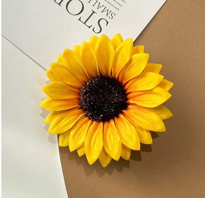 مشبك شعر على شكل زهرة حريرية، غطاء للرأس، بطاقة شعر، إكسسوار شعر نسائي، جلسة تصوير، نمط شاطئ عتيق