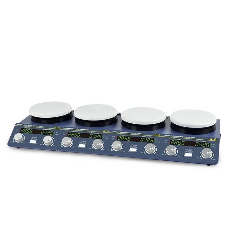 

CHINCAN TP-4 Hot Plate Magnetic Stirrer machine with 4 heads stirrers with independent control