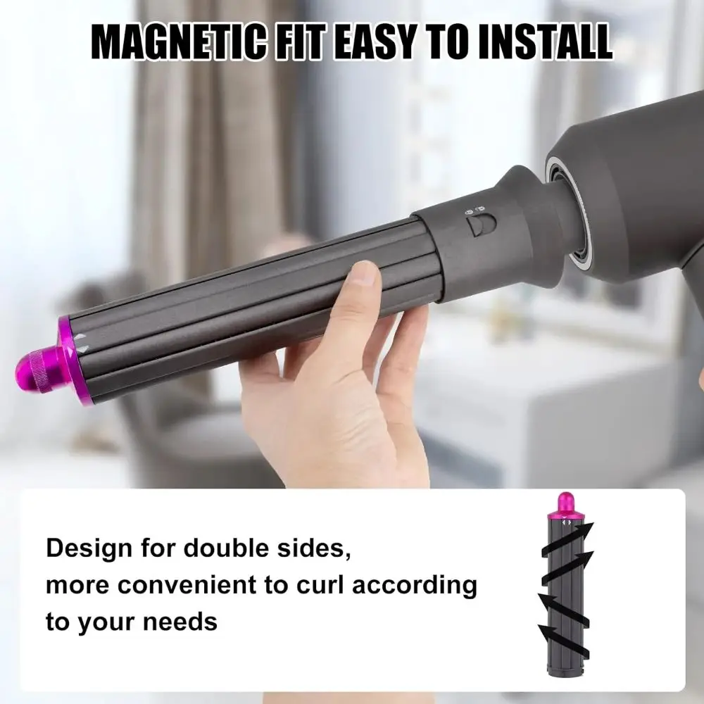 Leafless constant temperature hair dryer for personal hair care and styling; home professional hair style accessories kit (5+1) image 6