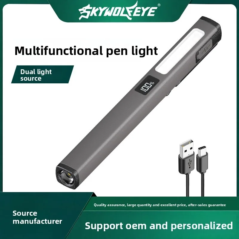 

New LED Pen Light with Ultra-Long Battery Life: USB-Rechargeable, Multi-Functional Lighting for Maintenance, Inspection Work