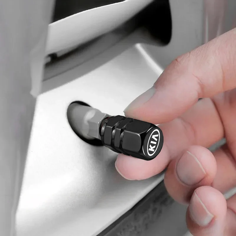 سيارة معدنية عجلة الاطارات صمام قبعات الهواء الجذعية يغطي لكيا ريو 4 Ev3 ev6 نيرو ستونيك سبورتاج GT-لاين Ceed بيكانتو فورتي سورينتو K9