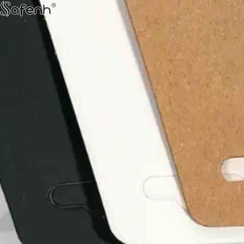 

100pcs 5x12cm Foldable Kraft Paper Packing Cards For DIY Jewelry Display Holders Handmade Necklace Bracelet Retail Price Tags