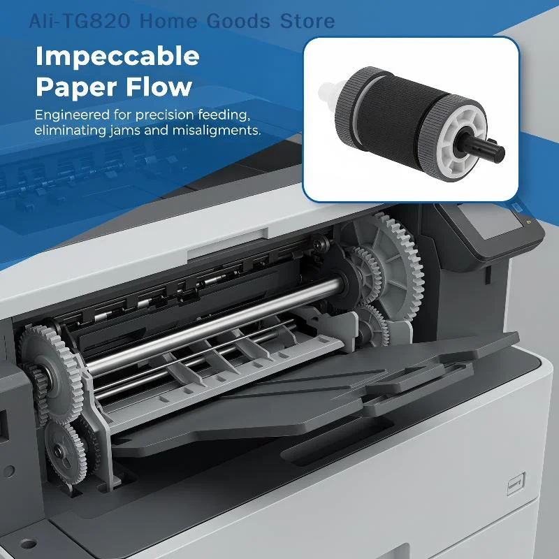 [TG820]Printer Paper Pickup Roller 1Pcs Non-Slip Wear-Resistant Rubber Accessory for Common Household Inkjet Printers