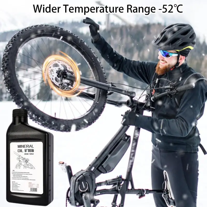 Hydraulic Mineral Oil 500ml Bicycle Brake Oil Liquid Hydraulic Disc Brake Oil Road Bicycle Brake Caliper Lube Bicycle