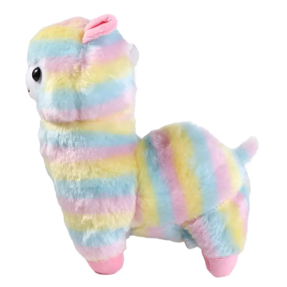 Gift For Children  Gift Puppet  Stuffed Figure Colorful Alpaca  Alpaca   Stuffed  Home Soft