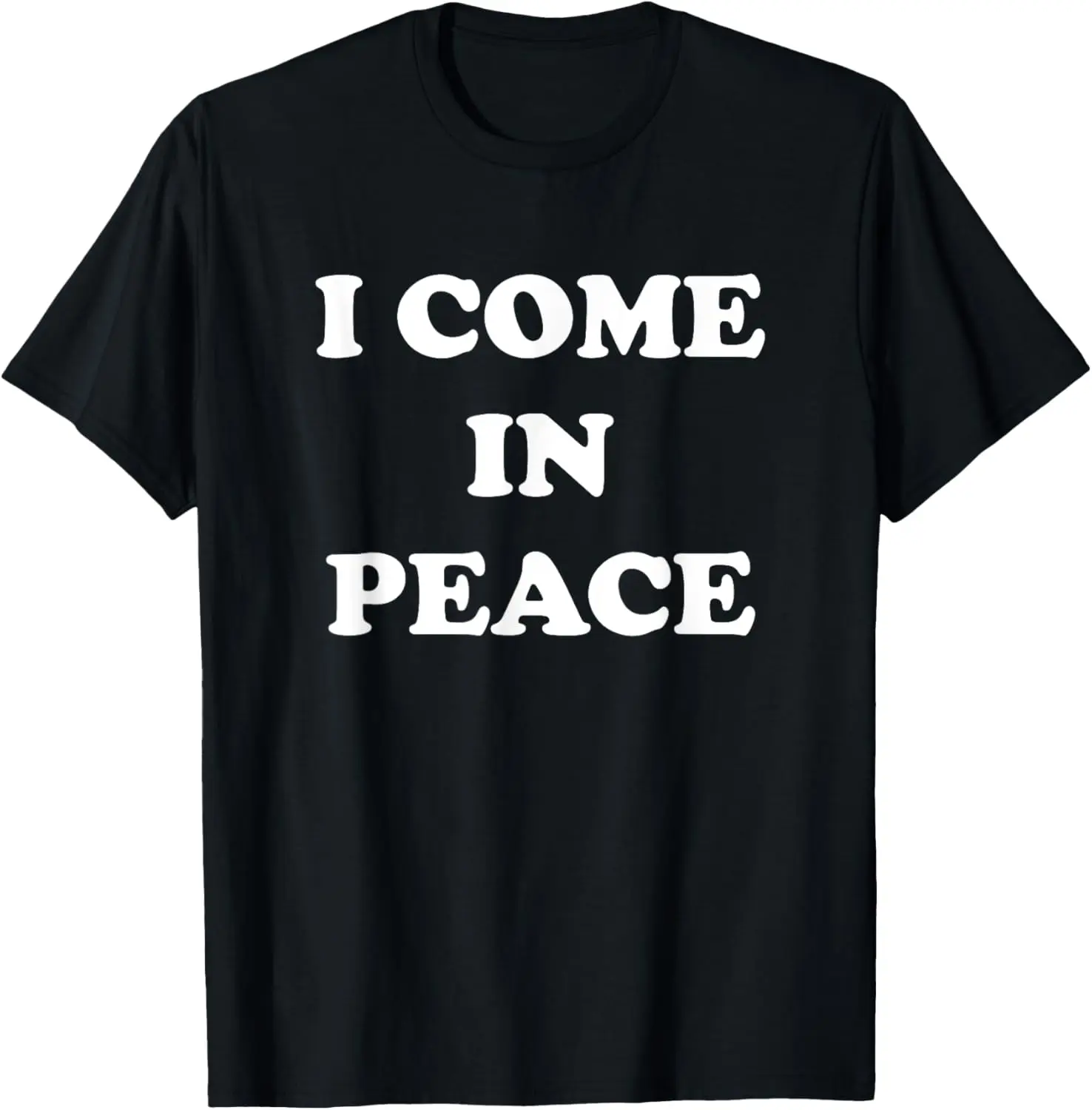 

I Come In Peace — одежда I'm Peace, подходящая футболка для забавной пары