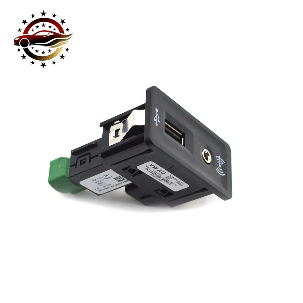 

CARPLAY For VW Golf 7 MK7 VII For Passat B8 CarPlay Media USB AUX Switch MIB2 MDI USB AMI Adapter Plug Socket 5Q0 035 726 E