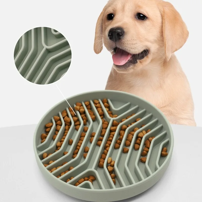 

Silicone Pet Slow Feeders with Suction Cup Anti-Slip Dogs Bowls Home Pet Feed Supplies Home Kitten Puppy Tableware