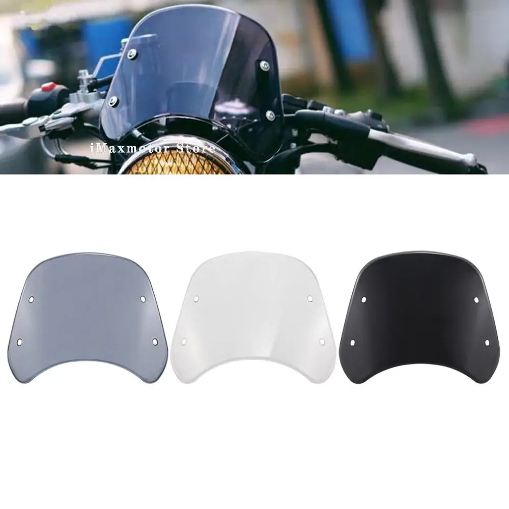 Motorcycle Windshield Windscreen Wind Deflector For Benelli Leoncino 250 Leoncino 500 Trail Compact Sport Headlight Fairing