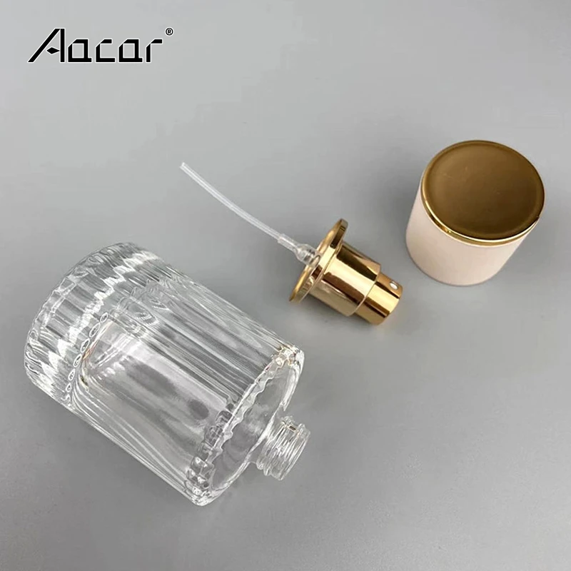 Luxury 30ml Glass Atomizer Perfume Bottle Glass Tube Spray Perfume Sub-bottling Moisturizing Spray Bottle Refillable Bottles