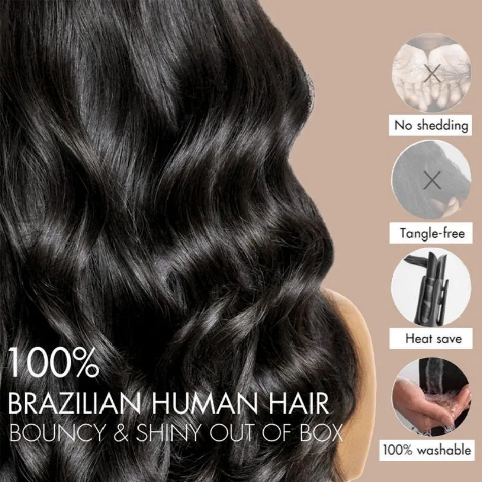 10-32 بوصة الجسم موجة حزم الشعر البشري اللون الطبيعي تمديدات شعر ريمي البرازيلي الباروكات الأصلي حزمة 100% للنساء السود #3