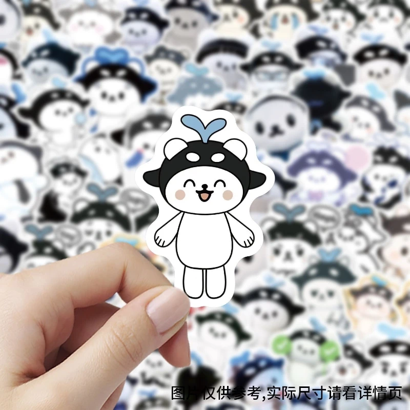 Набор из 80 наклеек Taynew Q Image Polcasan GMMTV Mascot для ноутбуков, планшетов, телефонов, кружек, для творчества и декора