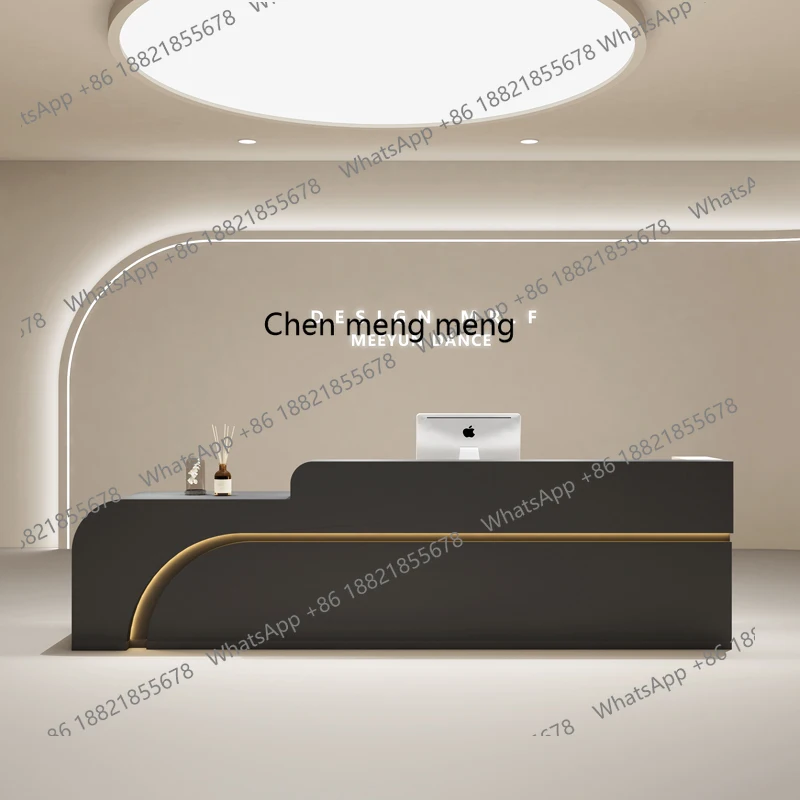 Semplice negozio di abbigliamento cassa pagina reception salone di bellezza clinica yoga salone di salute vernice da forno