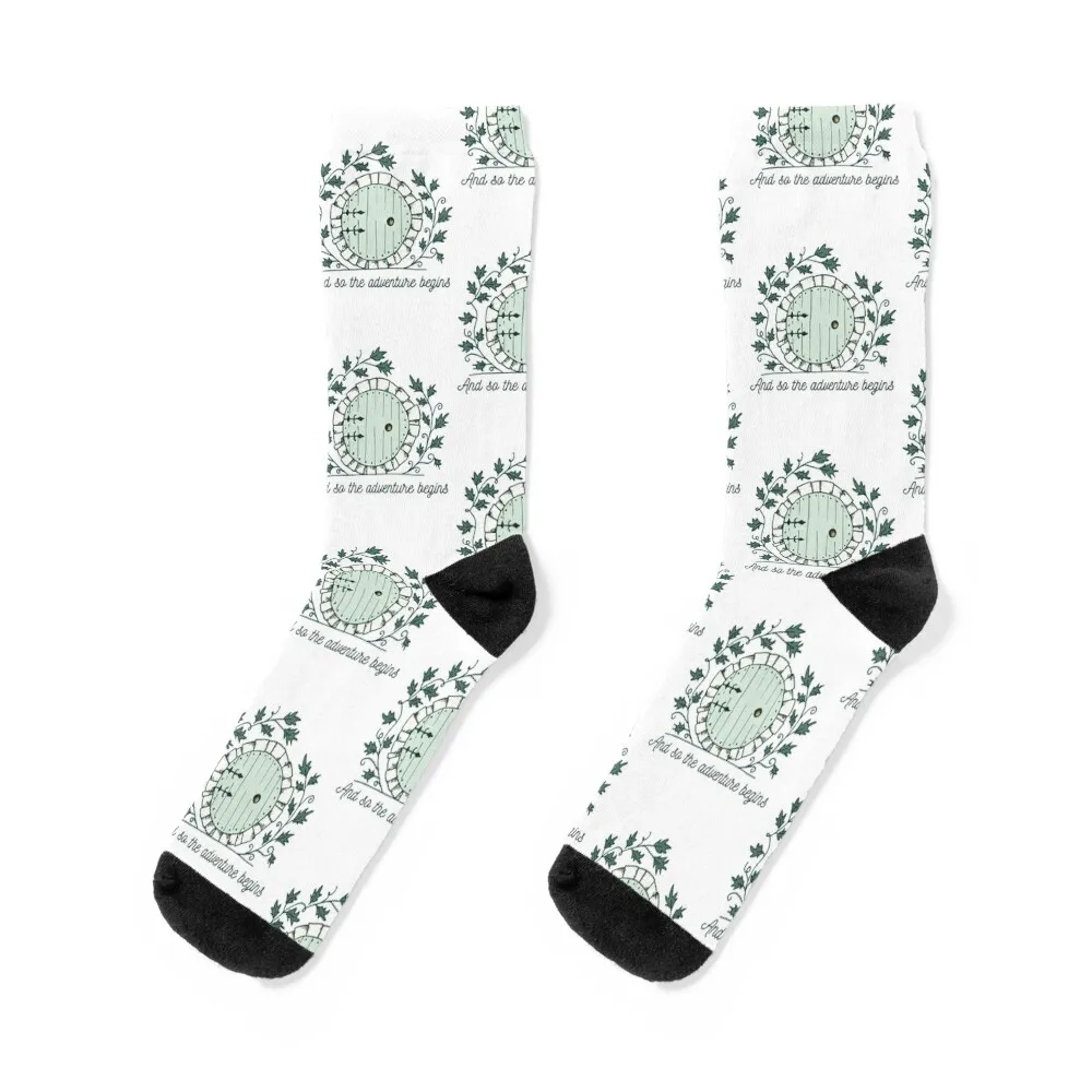 

Baggins Door with Twigs Shirts New design 2021 Socks happy sheer cute Wholesale Men Socks Luxury Brand Women's