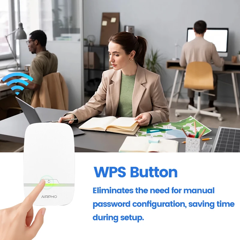 KAYSUS AC750 repetidor WiFi inalámbrico 750Mbps amplificador extensor WiFi 2,4G/5GHz amplificador de señal WPS de doble banda red de largo alcance
