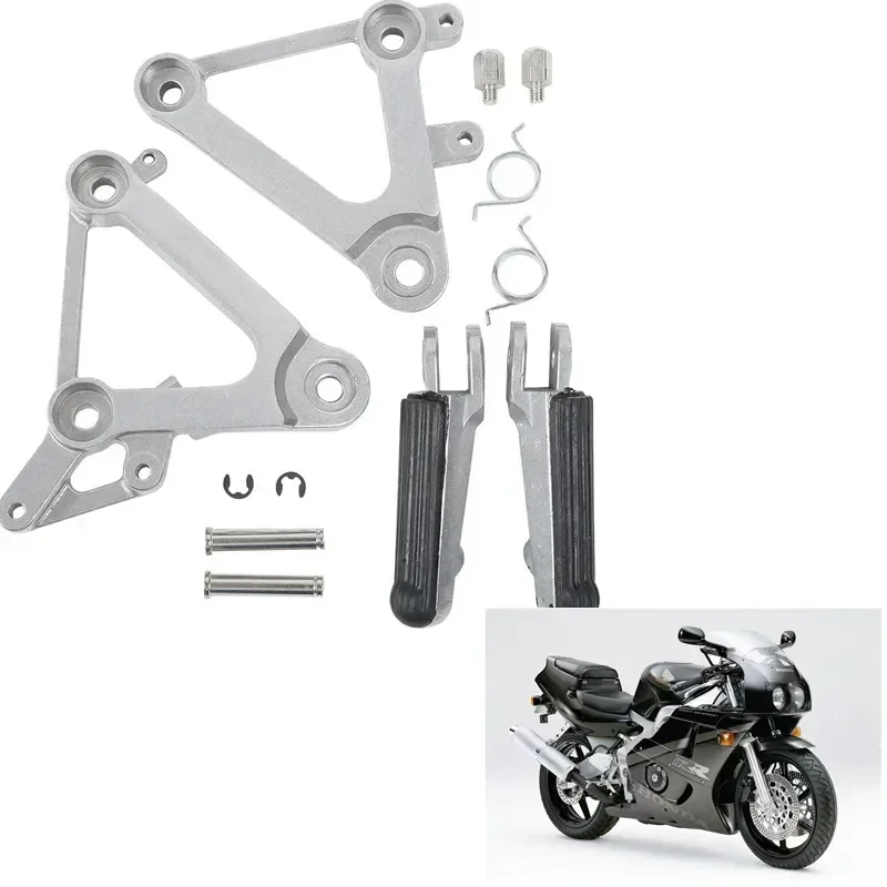 

For Honda CBR400 NC23 1988-1989 Motorcycle Parts Front Footrests Foot pegs Set