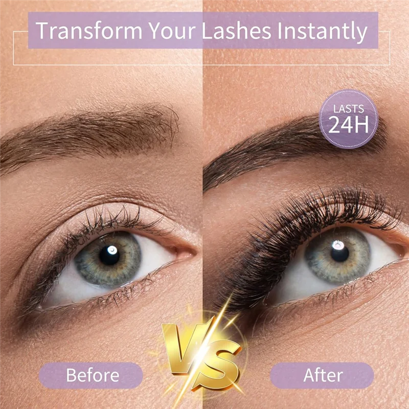 

IALJ-Dual-Arc Rechargeable Electric Eyelash Curler, Heated Eyelash Curlers 3 Adjustable Temperature Safe Gentle