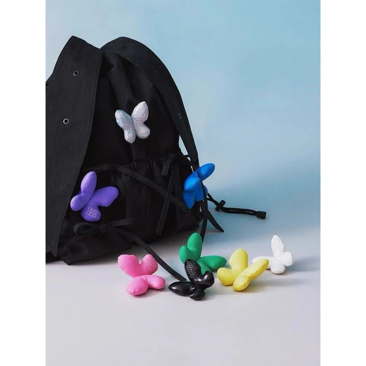 New Korean Drawstring Backpack Rabbit Ears Shoulder Bags Newjeanss KPOP String Bags Storage Tote Portable Women  Travel Bag