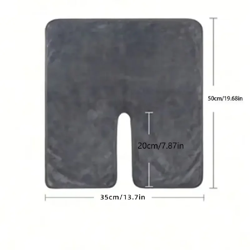 1 Pc Beautician's Special Face Towel - Spa Grade U-shaped Face Towel - Soft Massage and Skincare Tool