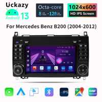 2 Din Android 13 Car Multimedia Player For Mercedes Sprinter Benz B200 Vito W639 Viano B Class W169 W245 W209 Radio AudioCarplay