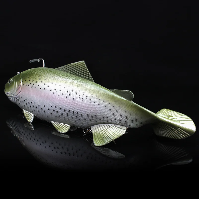 MUKUN 20cm/30cm 134g/300g Big Game 3D Plastikköder Weichköder Silikonköder zum Angeln Künstlicher Köder Isca Pesca – Detail 2