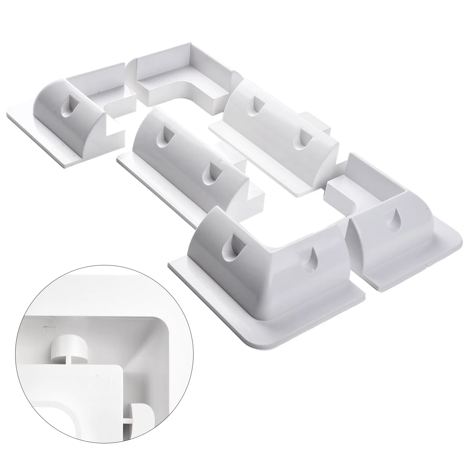 

Bracket Mounting Brackets Boat Caravan Flat Roof RV ABS Adjustable Kits Bracket Sets Replacements UV Resistant