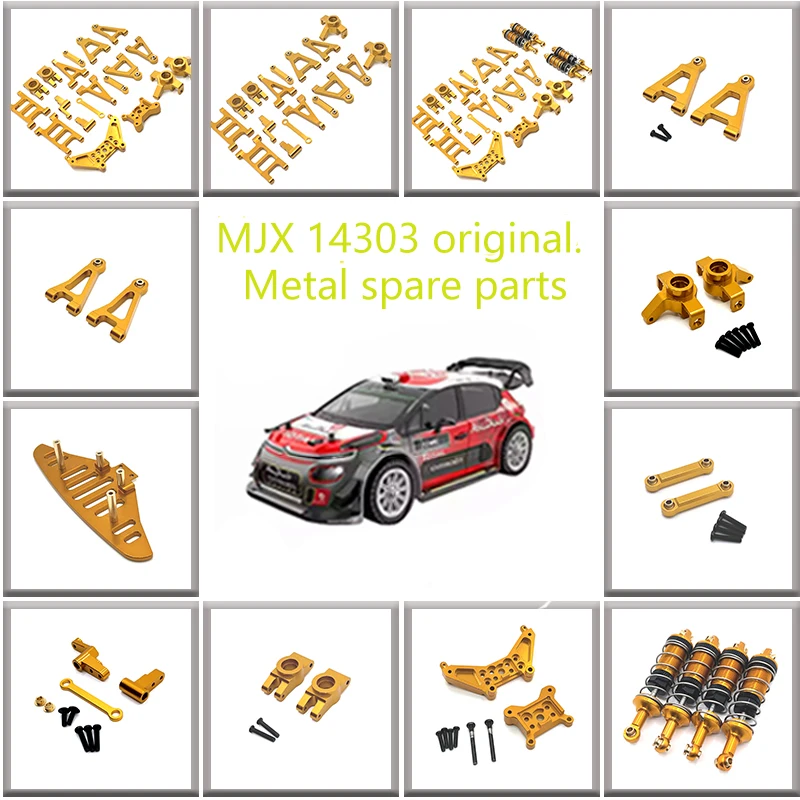 For14303 MJXR CHyper Go Remote ControlCar PartsModifiedAccessories DifferentialShock Abso rberTire Rc Carnice-looking appearance