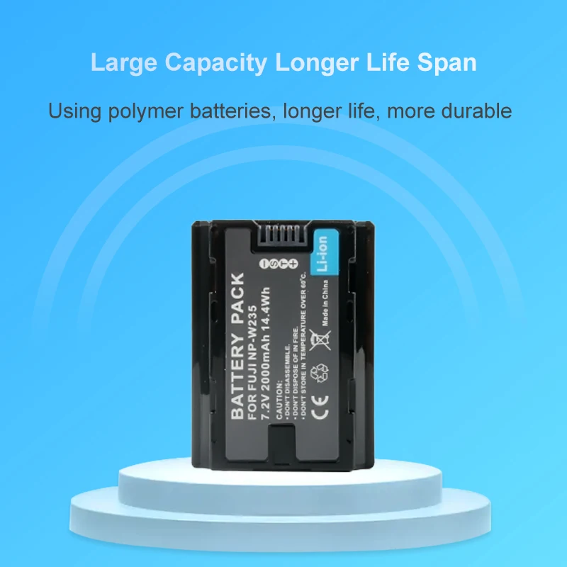 NP-W235 리튬 배터리, 후지 카메라 X-T4 X-T5 GFX 50SII GFX100S 배터리에 적합
