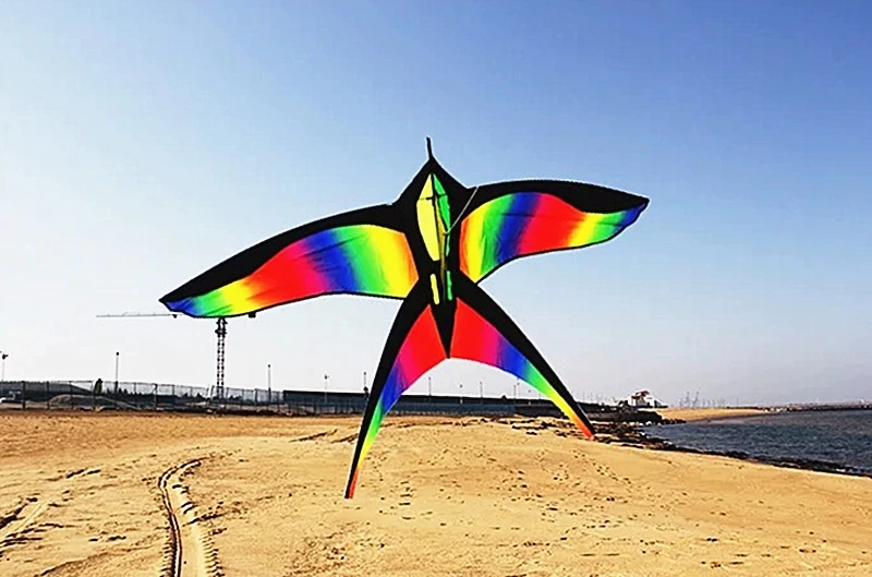 kostenloser versand regenbogen vogel drachen spielzeug für kinder spielzeug sport drachen erwachsene Nangwiec aufblasbare drachen trompo de madera linha de pipa