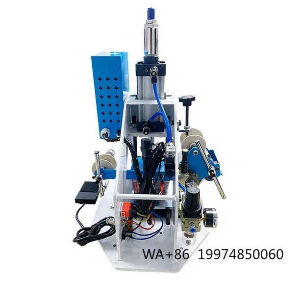

Small Pneumatic Digital Foil Leather Logo Heat Emmbossed T Slot Hot Stamping Machine Paper Plastic Wood Indentation Brand