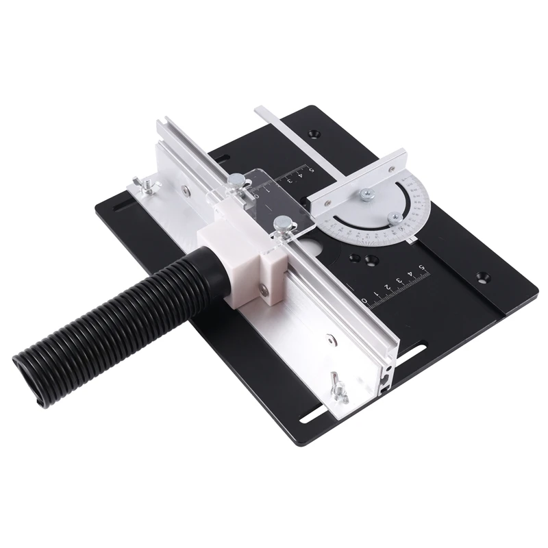 Multifunctional Aluminium Router Table Insert Plate Woodworking Wood Router Flip Plate Accessory For Working Benche Router Plate