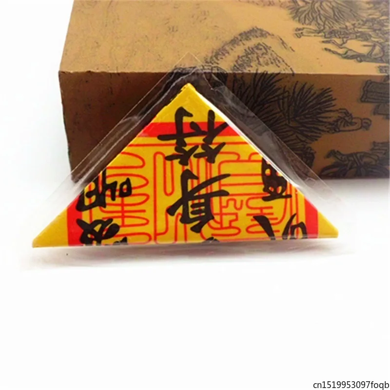 50pcs Feng Shui Pray For Peace Buddhist Amulet Home Decoration Accessories Religious Paper Plastic Periapt Folk Apotropaic Art - view 2
