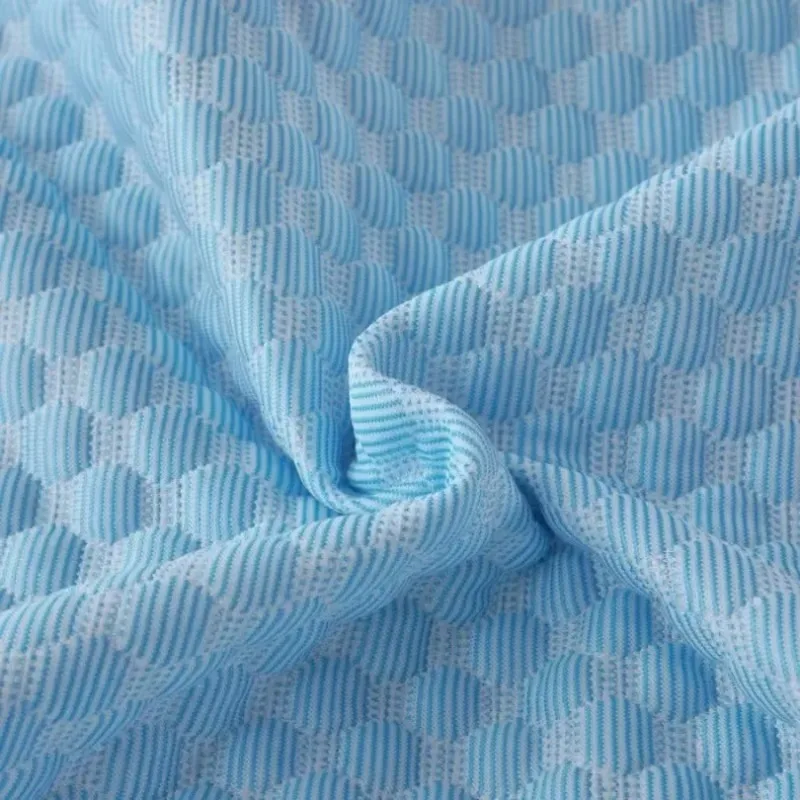Summer Cooling Pillowcase Solid Color Ice Bean Bean Pillowcase Cool Feeling Air Conditioning Cover Washable  (No Pillow) 48x74cm image 3