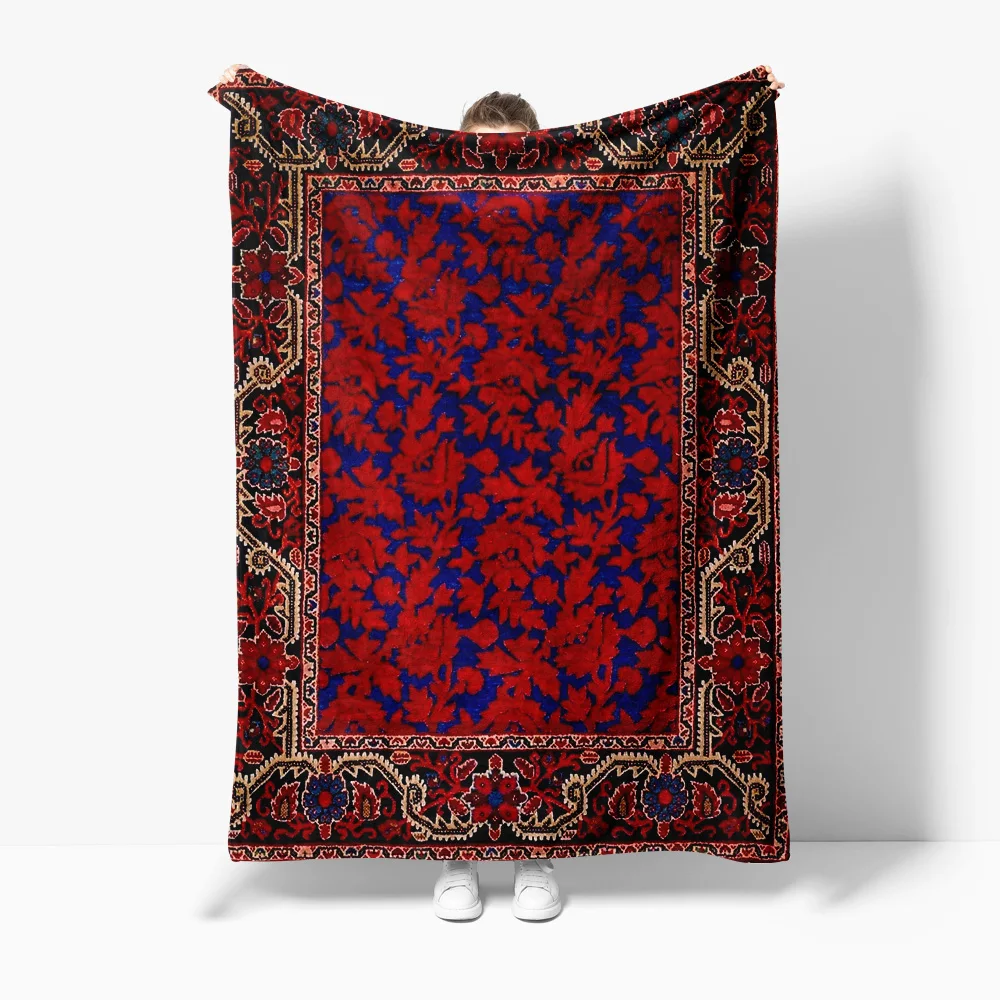 Turkish Vintage Style Rug Traditional Area Carpet Non-Slip Floor Mat Home Decor Cushion Cover 130x180cm