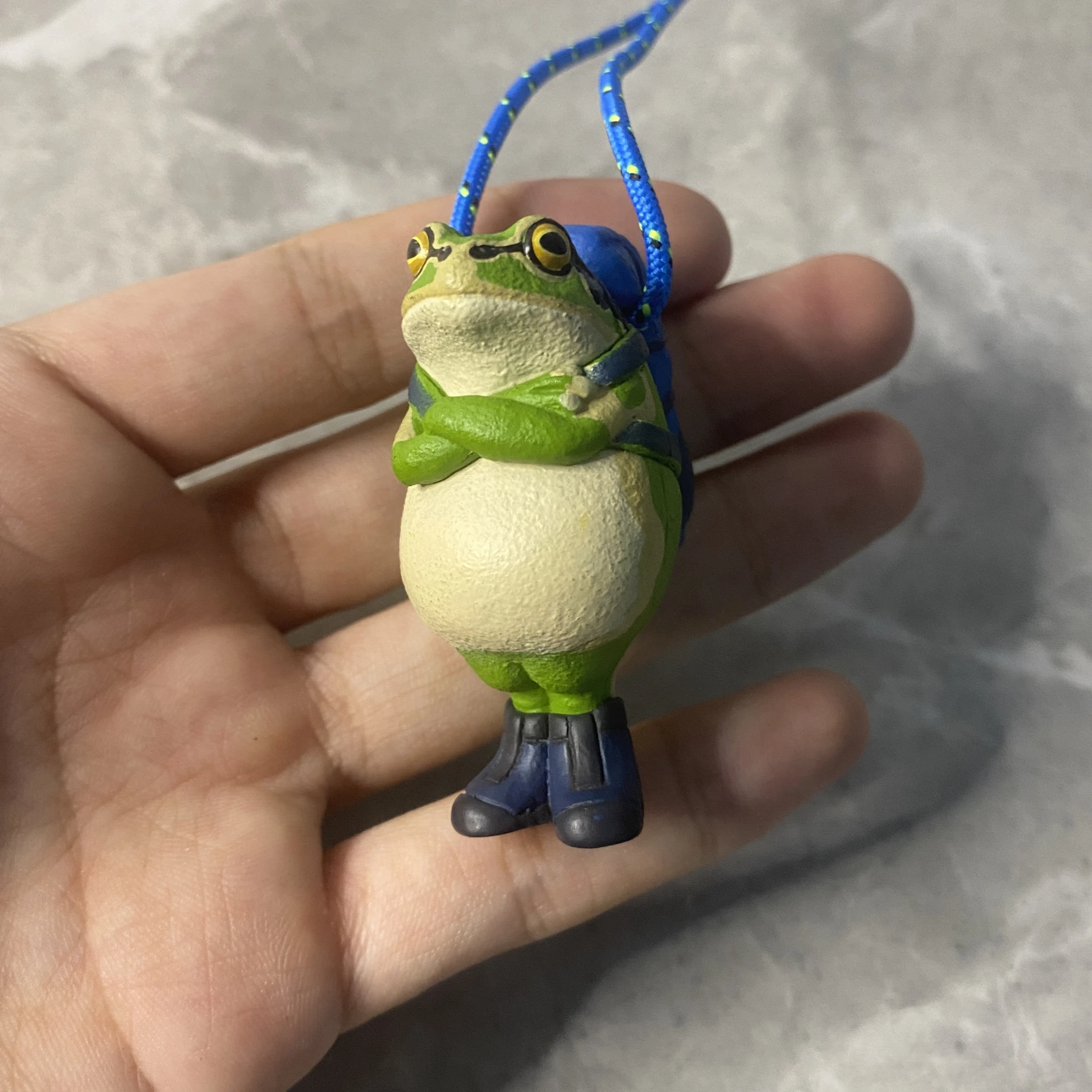 

Genuine In Stock Rare Qitan No Incident Frog Personification Frog Forest Workshop - Safe Return Frog Twisted Egg Model No Box